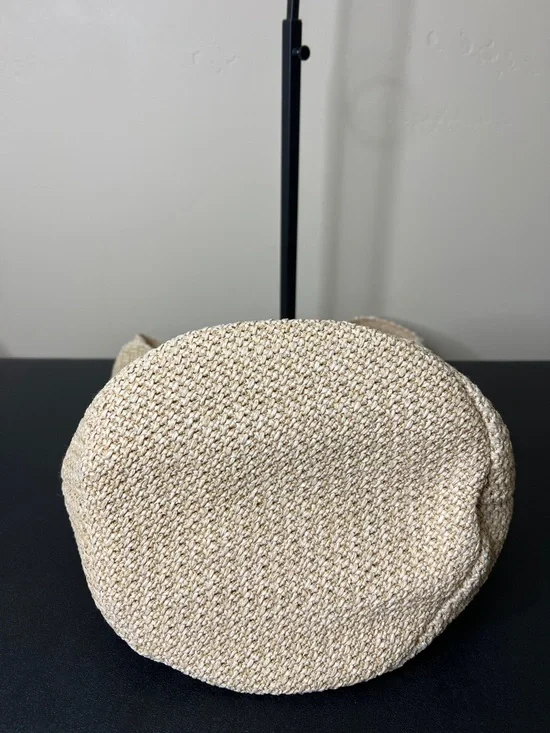 Haute Hippie | Neutral Bucket Hobo Famers Market Summer Bag - Picture 9 of 11